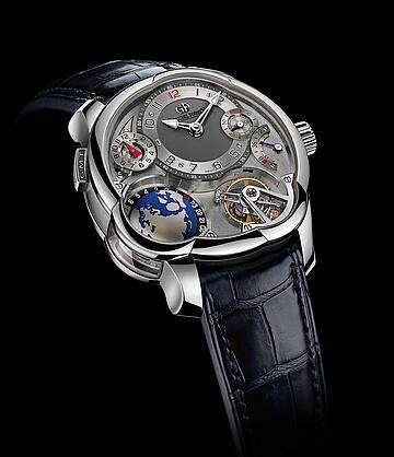 Greubel Forsey GMT White gold Replica Watch